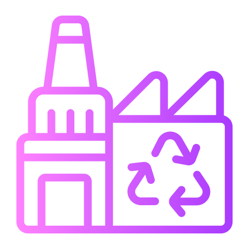 Recycling plant Generic gradient outline icon