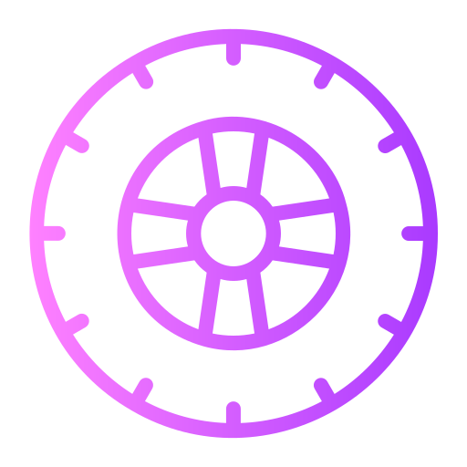 Tyre Generic gradient outline icon