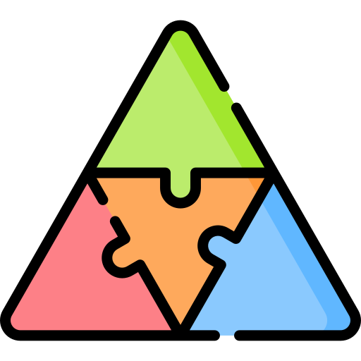 triângulo Special Lineal color Ícone