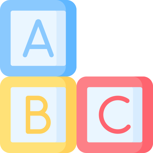 Alphabet blocks Special Flat icon