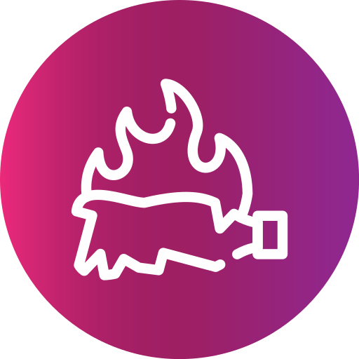 Burn Generic gradient fill icon