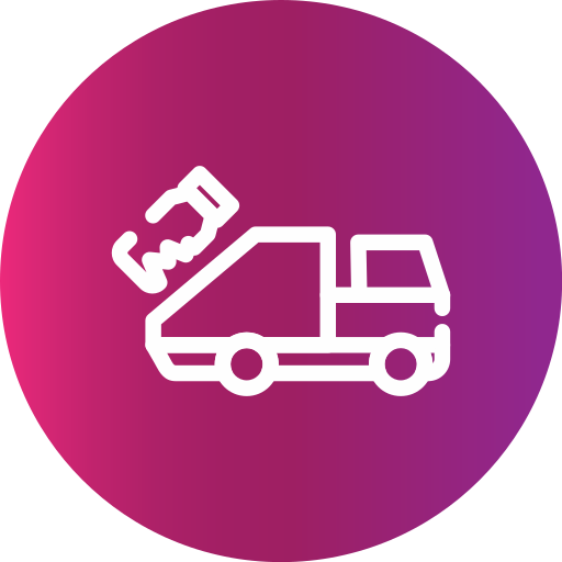 Garbage truck Generic gradient fill icon
