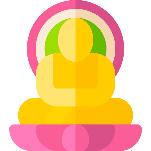 boeddha Basic Rounded Flat icoon