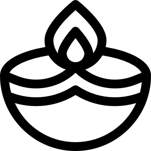 diwali Basic Rounded Lineal icono
