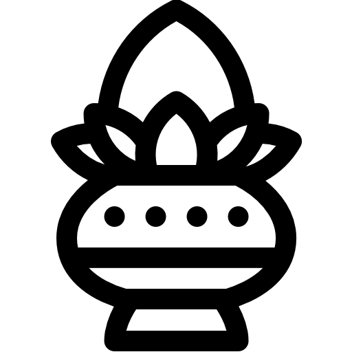 kumbh kalash Basic Rounded Lineal icon