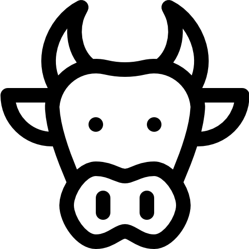 牛 Basic Rounded Lineal icon