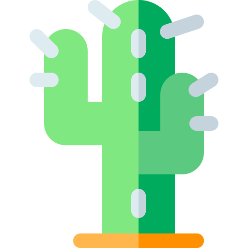cactus Basic Rounded Flat icono