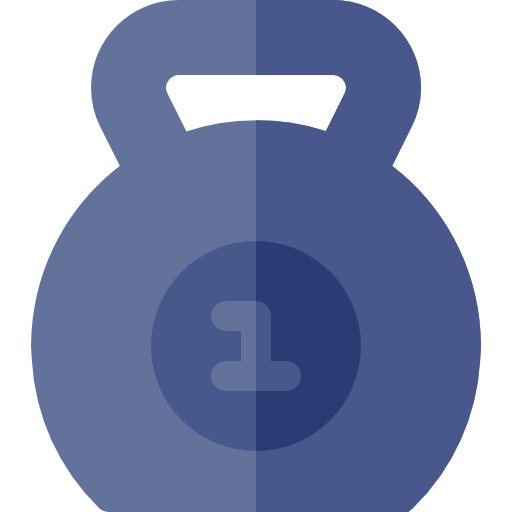 Kettlebell Basic Rounded Flat icon