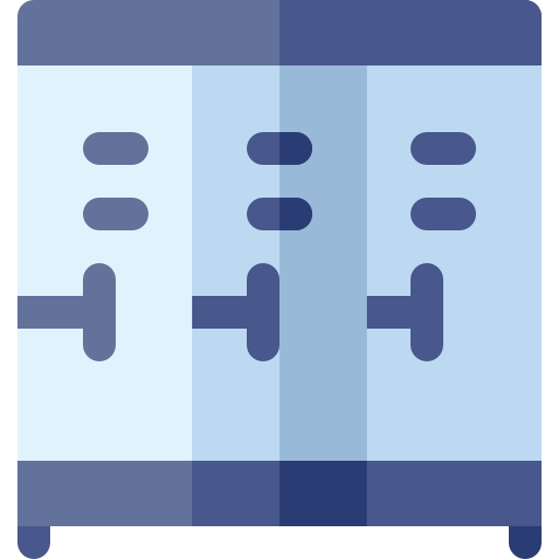 Locker Basic Rounded Flat icon