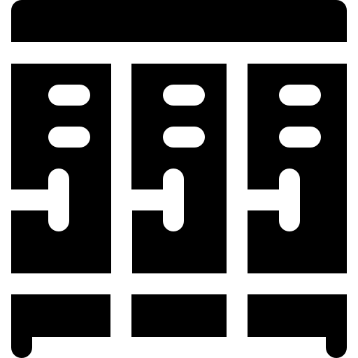 armario Basic Rounded Filled icono