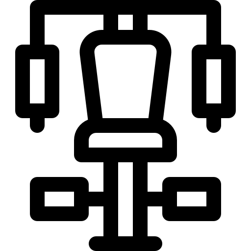 Спортзал Basic Rounded Lineal иконка
