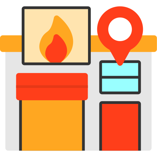 Fire station Generic color fill icon