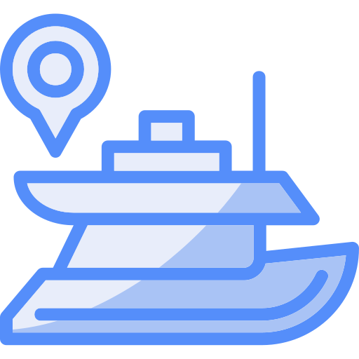 yacht Generic color lineal-color icon