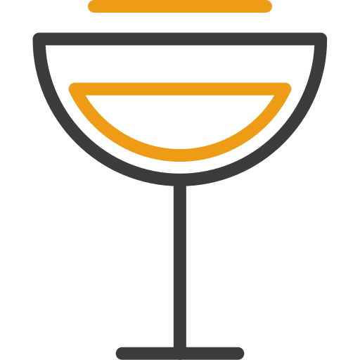 wijnglas Generic color outline icoon
