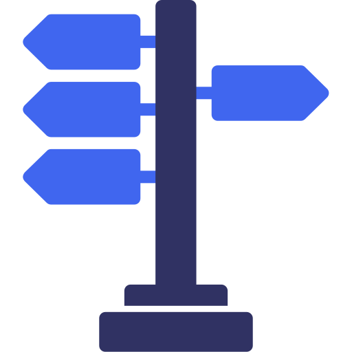 Street sign Generic color fill icon