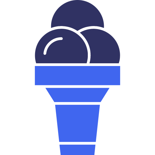 아이스크림 콘 Generic color fill icon