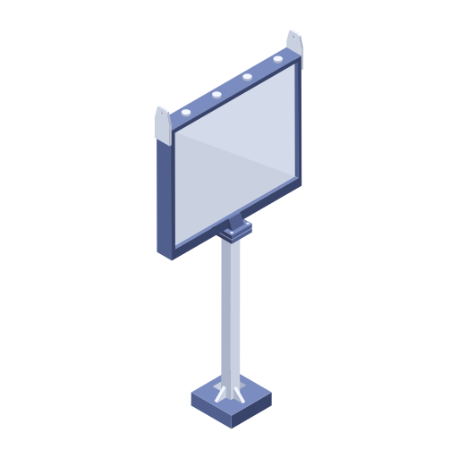 aanplakbord Generic Isometric icoon