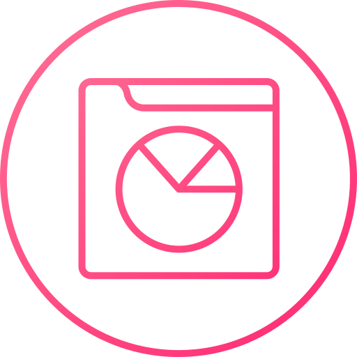 diagramme circulaire Generic gradient outline Icône