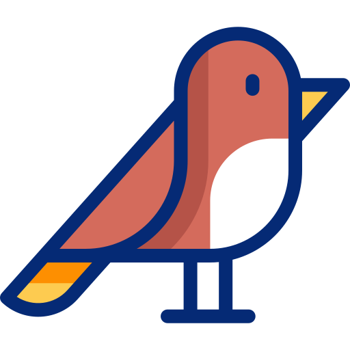 Bird Basic Accent Lineal Color icon