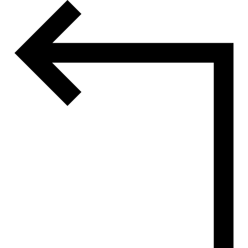 왼쪽으로 돌아 Basic Miscellany Lineal icon
