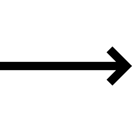 flecha correcta Basic Miscellany Lineal icono