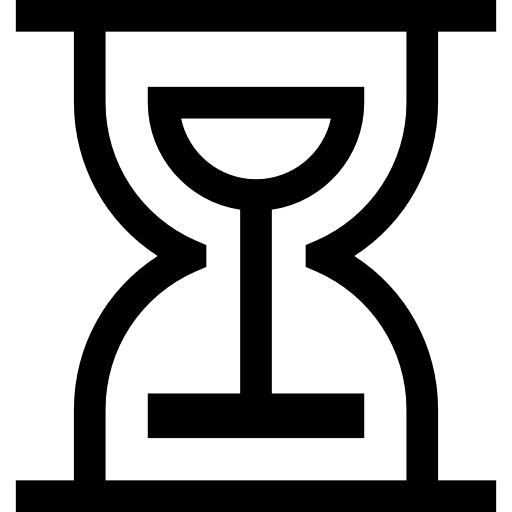 Песочные часы Basic Straight Lineal иконка