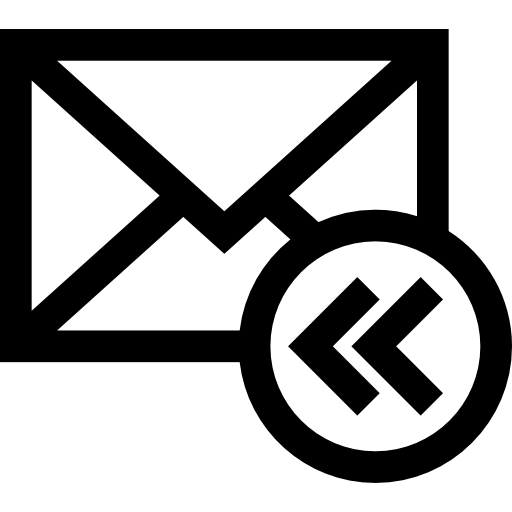 e-mail Basic Straight Lineal icona