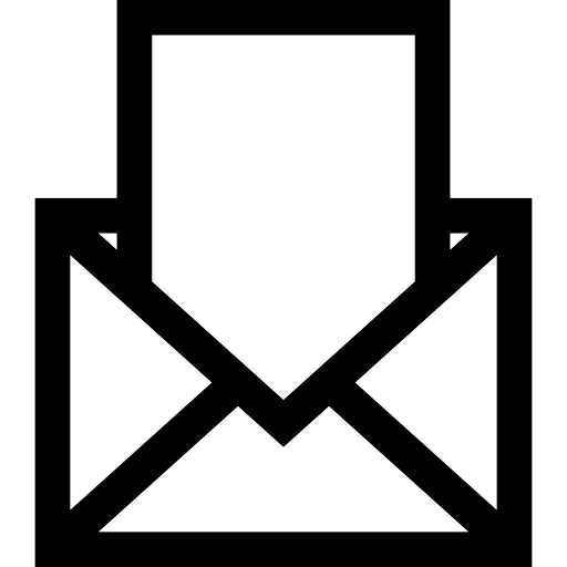 e-mail Basic Straight Lineal icona