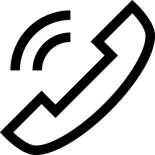 Телефонный звонок Basic Straight Lineal иконка