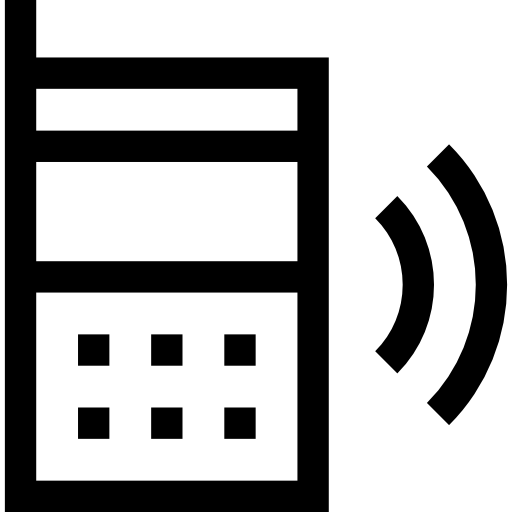 telefon komórkowy Basic Straight Lineal ikona