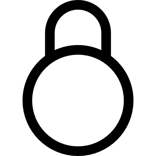 Lock Basic Straight Lineal icon