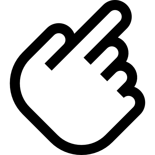 ポインティング Basic Straight Lineal icon