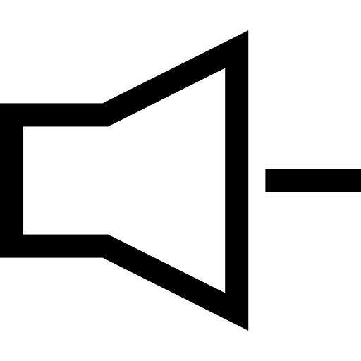 음량 Basic Straight Lineal icon