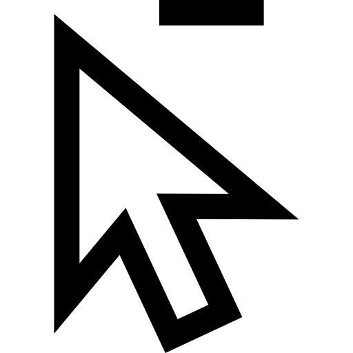 Cursor Basic Straight Lineal icon