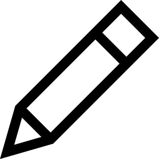 crayon Basic Straight Lineal Icône