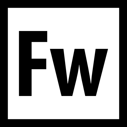 adobe feuerwerk Basic Straight Lineal icon