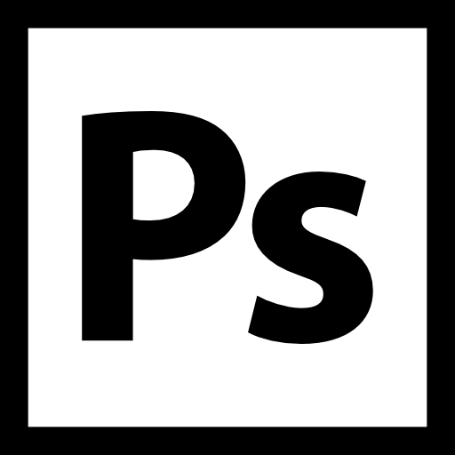Adobe photoshop Basic Straight Lineal icon