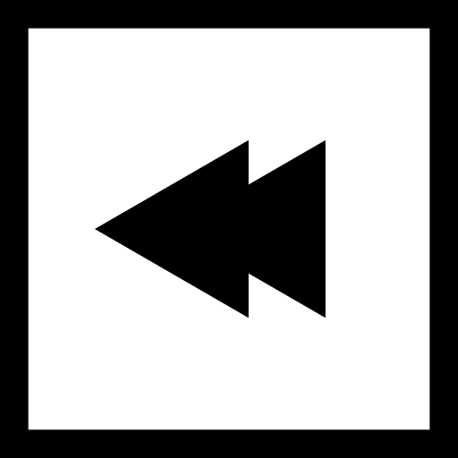 rebobinar Basic Straight Lineal icono