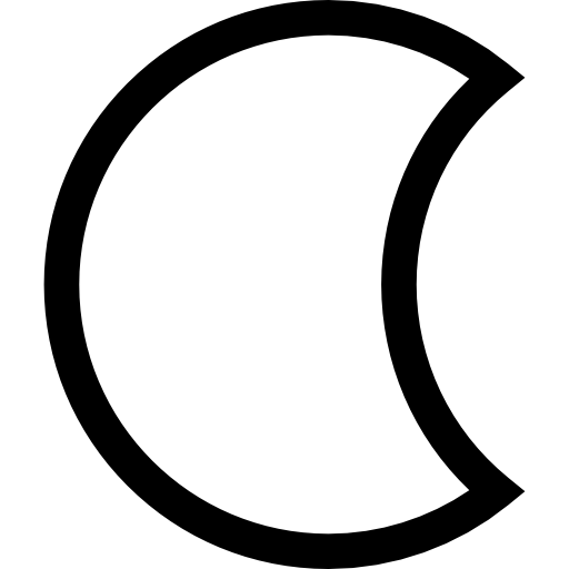 달 Basic Straight Lineal icon