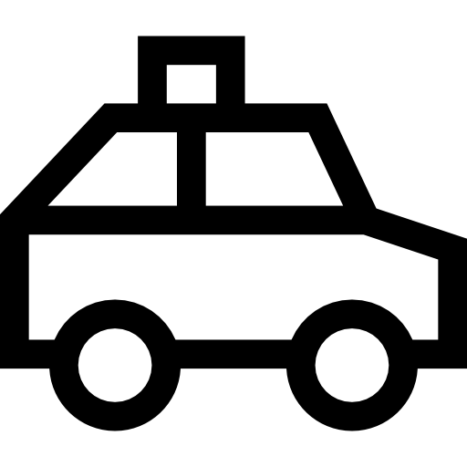 taksówka Basic Straight Lineal ikona