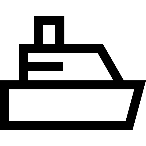 navire Basic Straight Lineal Icône