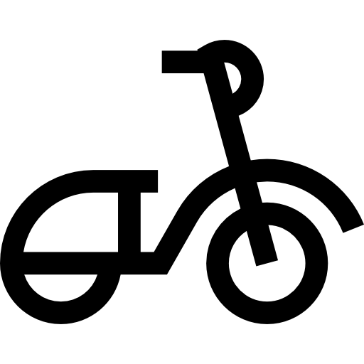 오토바이 Basic Straight Lineal icon