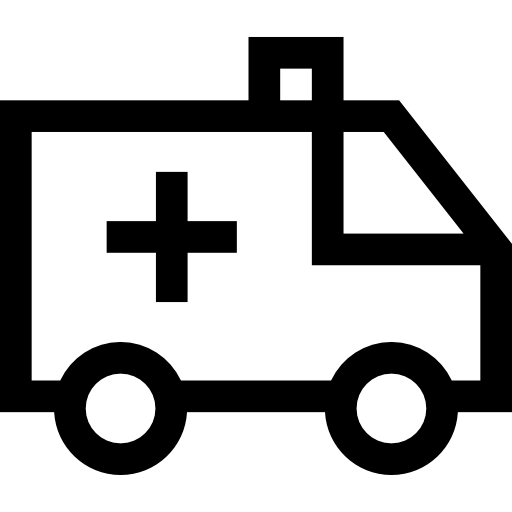 ambulancia Basic Straight Lineal icono