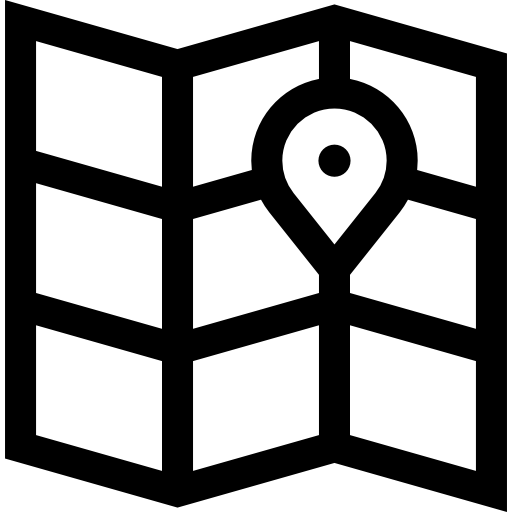 Street map Basic Straight Lineal icon