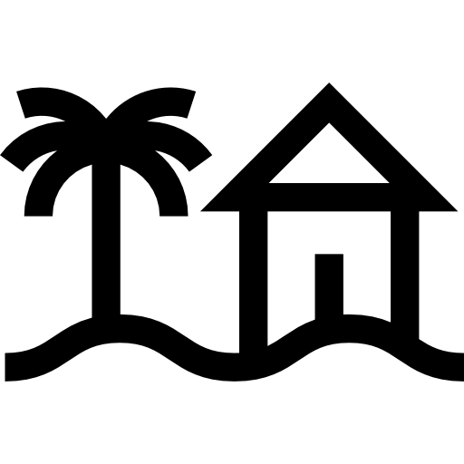 Beach Basic Straight Lineal icon