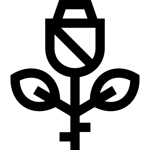 róża Basic Straight Lineal ikona