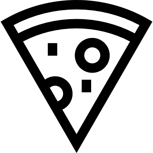pizza Basic Straight Lineal icon