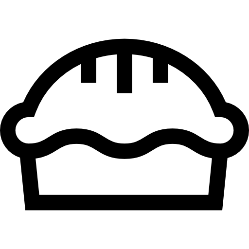 tarta Basic Straight Lineal icono