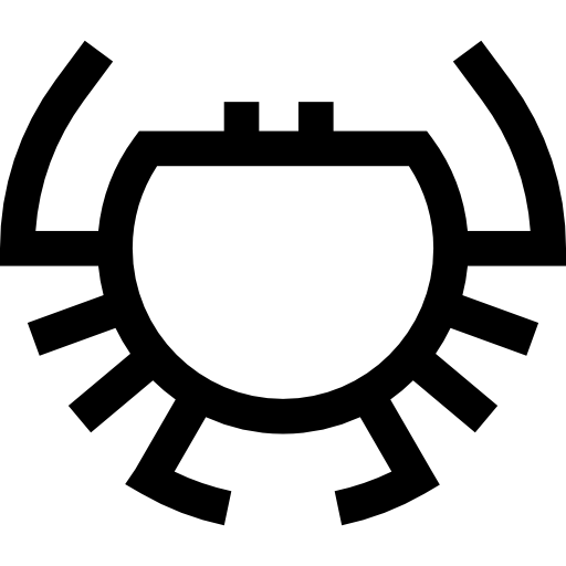 cangrejo Basic Straight Lineal icono