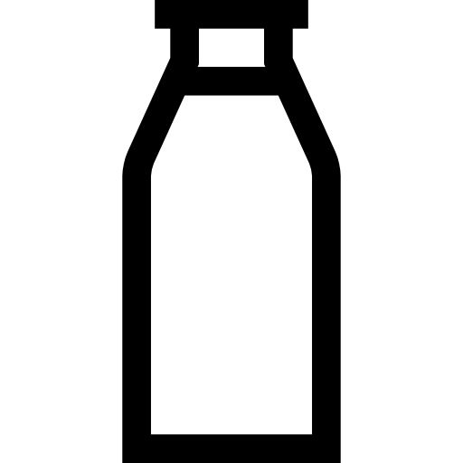 garrafa de leite Basic Straight Lineal Ícone